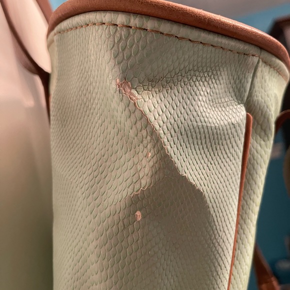 Cónsula bag please see pictures there is some peeling - Picture 6 of 7